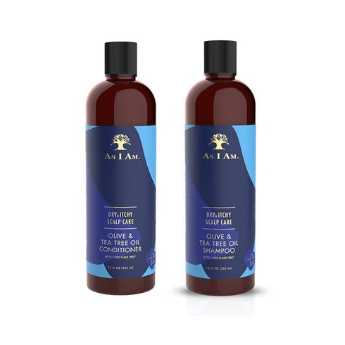 As I Am Tea Tree Oil Shampoo & Conditioner Bundle 12oz